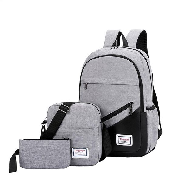 shujin new 3 pc set anti theft backpack men women casual backpack travel lapschool bags sac a dos homme zaino329l
shujin new 3 pc set anti theft backpack men women casual backpack travel lapschool bags sac a dos homme zaino329l