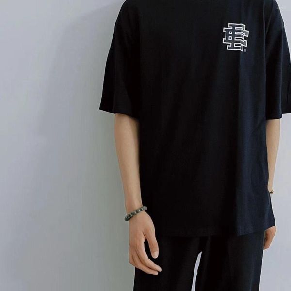 2023 men's ee eric t shirts t-shirt short sleeved casual fashion brand cotton versatile loose couple half sleeve tee men and women, White;black
2023 men's ee eric t shirts t-shirt short sleeved casual fashion brand cotton versatile loose couple half sleeve tee men and women, White;black