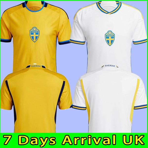 22 23 sweden soccer jerseys national football team 2022 2023 ibrahimovic forsberg kulusevski larsson ekdal isak men shirts uniforms, Black;yellow
22 23 sweden soccer jerseys national football team 2022 2023 ibrahimovic forsberg kulusevski larsson ekdal isak men shirts uniforms, Black;yellow
