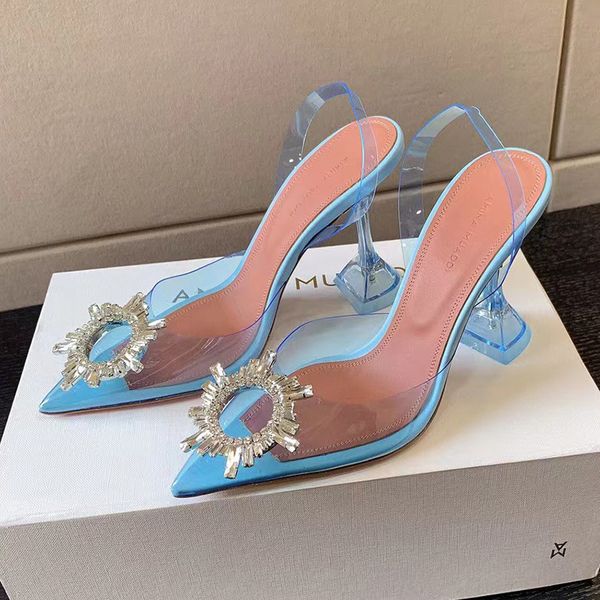 muadi pvc sandals amina heeled shoes dress shoe luxury designer bow crystal-embellished buckle pointed toe sunflower sandal 10cm dinner fact, Black
muadi pvc sandals amina heeled shoes dress shoe luxury designer bow crystal-embellished buckle pointed toe sunflower sandal 10cm dinner fact, Black