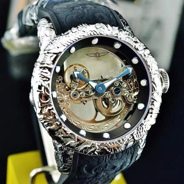 2022 latest men's watch plate watch in automatic mechanical chain silicone with transparent sapphire glass, Slivery;brown
2022 latest men's watch plate watch in automatic mechanical chain silicone with transparent sapphire glass, Slivery;brown