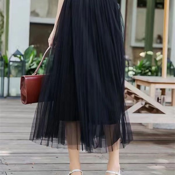 skirts zoki elegant women tulle korean fashion mesh white a line ladies pleated summer chic high waist black party faldas 220921
skirts zoki elegant women tulle korean fashion mesh white a line ladies pleated summer chic high waist black party faldas 220921