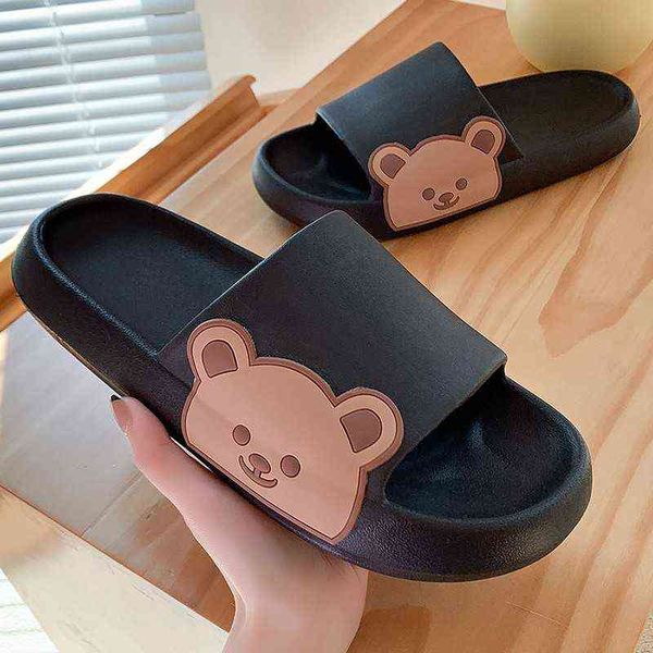 slippers women men summer beach slides flip flops cartoon bear non-slip ladies boys girls couples house outdoor sandals shoes y220921, Black
slippers women men summer beach slides flip flops cartoon bear non-slip ladies boys girls couples house outdoor sandals shoes y220921, Black