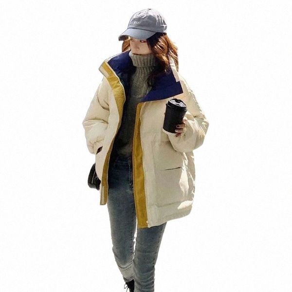 women's down & parkas korean style loose contrast color cotton jacket y2k fashion zipper short ladies blouse harajuku warm winter j4gt#, Black
women's down & parkas korean style loose contrast color cotton jacket y2k fashion zipper short ladies blouse harajuku warm winter j4gt#, Black