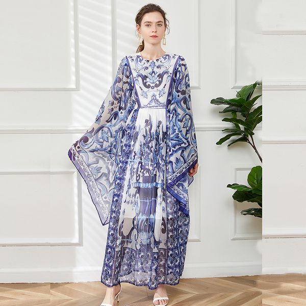 flare long sleeve tencel maxi vintage dress women 2022 runway elegant flowy floral printed casual beach party dresses designer ladies office, Black;gray
flare long sleeve tencel maxi vintage dress women 2022 runway elegant flowy floral printed casual beach party dresses designer ladies office, Black;gray