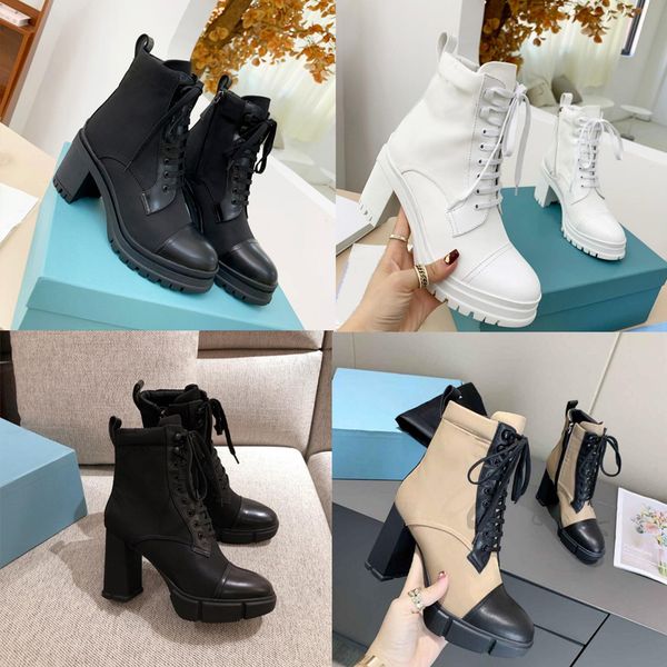 women fashion designer brushed leather nylon laced fabric boots monolith mini bag lug sole combat women ankle biker australia platform heels, Black
women fashion designer brushed leather nylon laced fabric boots monolith mini bag lug sole combat women ankle biker australia platform heels, Black