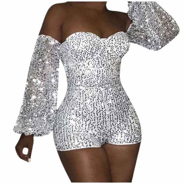 women's jumpsuits & rompers kancoold jumpsuit nightclub lantern sleeves off-the-shoulder shorts sequin playsuitevening s94y#, Black;white
women's jumpsuits & rompers kancoold jumpsuit nightclub lantern sleeves off-the-shoulder shorts sequin playsuitevening s94y#, Black;white