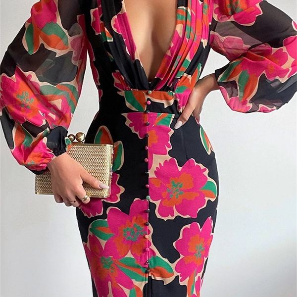 casual dresses summer v-neck printed women's dress high split lantern sleeve floral bodycon lady elegant beach streetwear vestido 22092, Black;gray
casual dresses summer v-neck printed women's dress high split lantern sleeve floral bodycon lady elegant beach streetwear vestido 22092, Black;gray