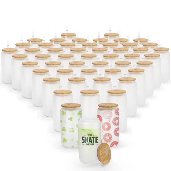 sublimation 16oz glass water bottles with bamboo lid reusable straw beer can transparent tumbler soda can cup 921
sublimation 16oz glass water bottles with bamboo lid reusable straw beer can transparent tumbler soda can cup 921