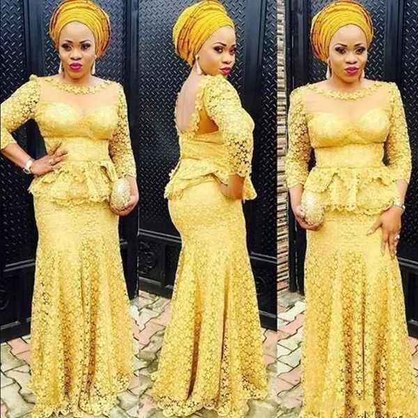 gold lace mother of the bride dresses backless crew 3/4 long sleeve african with peplum formal godmother evening wedding party gown custom, Black;red
gold lace mother of the bride dresses backless crew 3/4 long sleeve african with peplum formal godmother evening wedding party gown custom, Black;red