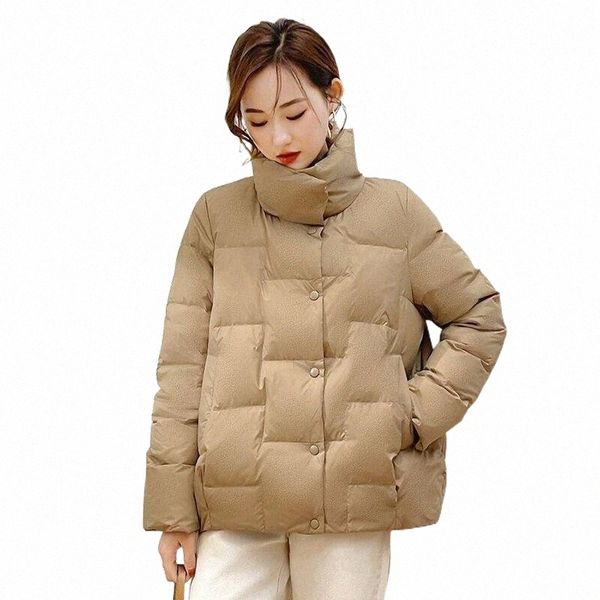 women's down & parkas women loose casual parka winter 2021 elegant stand up collar short coats ladies white duck padded jackets t9po#, Black
women's down & parkas women loose casual parka winter 2021 elegant stand up collar short coats ladies white duck padded jackets t9po#, Black