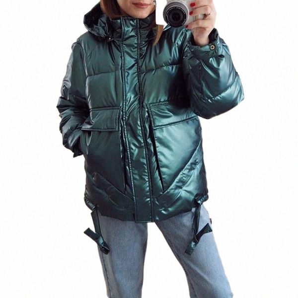 women's down & parkas winter women thicken warm hooded coat short jackets casual loose windprood shiny big pocket female lr1721 w1ac#, Black
women's down & parkas winter women thicken warm hooded coat short jackets casual loose windprood shiny big pocket female lr1721 w1ac#, Black
