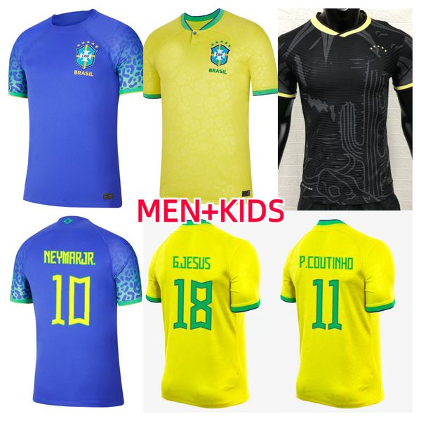 22 23 soccer jersey brazils marcelo pele paqueta neres coutinho firmino jesus vini jr 2022 2023 brasils football shirt kids kit men women, Black
22 23 soccer jersey brazils marcelo pele paqueta neres coutinho firmino jesus vini jr 2022 2023 brasils football shirt kids kit men women, Black