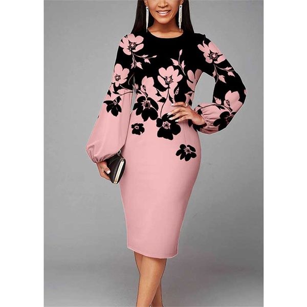 casual dresses women's clothing autumn winter office lady round neck slim puff sleeve floral printing women midi dress robe femme 22092, Black;gray
casual dresses women's clothing autumn winter office lady round neck slim puff sleeve floral printing women midi dress robe femme 22092, Black;gray