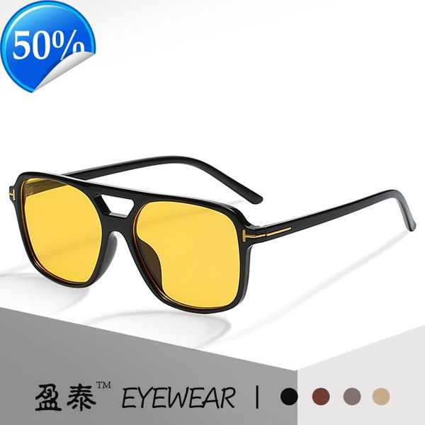 men's sunglasses designer women's new double beam fashion sunglass trend t-shaped men's and women's fashion square, White;black
men's sunglasses designer women's new double beam fashion sunglass trend t-shaped men's and women's fashion square, White;black