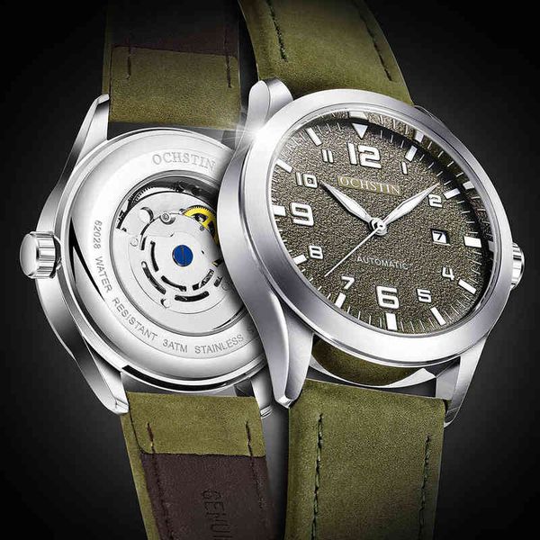 ochstin men automatic mechanical watch luxury casual dress military outdoor sports army mens wristwatches waterproof male clock 0921, Slivery;brown
ochstin men automatic mechanical watch luxury casual dress military outdoor sports army mens wristwatches waterproof male clock 0921, Slivery;brown