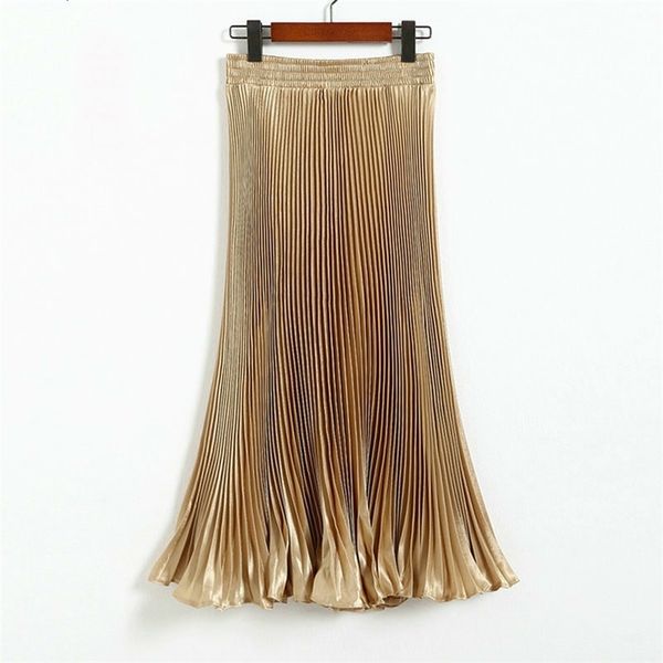 skirts elastic high waist solid summer women pleated skirt long maxi autumn winter faldas mujer moda jupe femme 220921, Black
skirts elastic high waist solid summer women pleated skirt long maxi autumn winter faldas mujer moda jupe femme 220921, Black