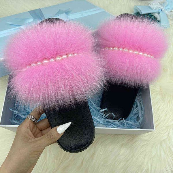 slippers real fur slides woman summer pearl chain flip flops luxury natural furry for women ladies indoor home flat eva y220921, Black
slippers real fur slides woman summer pearl chain flip flops luxury natural furry for women ladies indoor home flat eva y220921, Black
