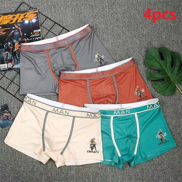 underpants 4pcslot ice silk men's underwear summer men shorts cool breathable lightweight antibacterial boxer panties male underpants 2, Black;white
underpants 4pcslot ice silk men's underwear summer men shorts cool breathable lightweight antibacterial boxer panties male underpants 2, Black;white