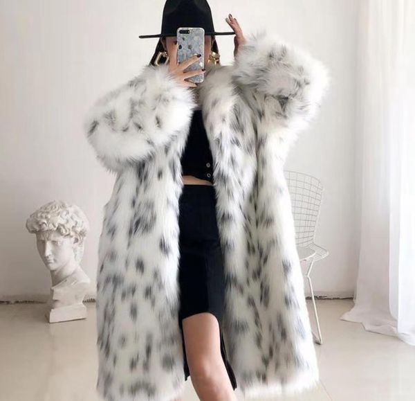 faux fox fur coat women winter casual spliced leopard print fur jacket female thick warm mid-long plush outerwear, Black
faux fox fur coat women winter casual spliced leopard print fur jacket female thick warm mid-long plush outerwear, Black