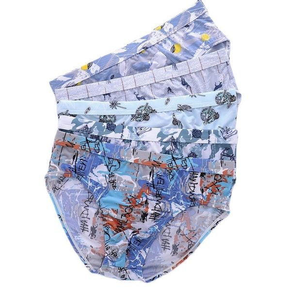 underpants 5 pack men big size briefs ice silk knickers undies underpants panties bottom shorts underwear homme print lingerie l5xl 220921, Black;white
underpants 5 pack men big size briefs ice silk knickers undies underpants panties bottom shorts underwear homme print lingerie l5xl 220921, Black;white