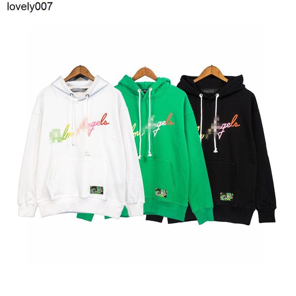 men's hoodies sweatshirts chao brand palmss rainbow letter printed hoodie for men and women couple loose hoodie, Black
men's hoodies sweatshirts chao brand palmss rainbow letter printed hoodie for men and women couple loose hoodie, Black