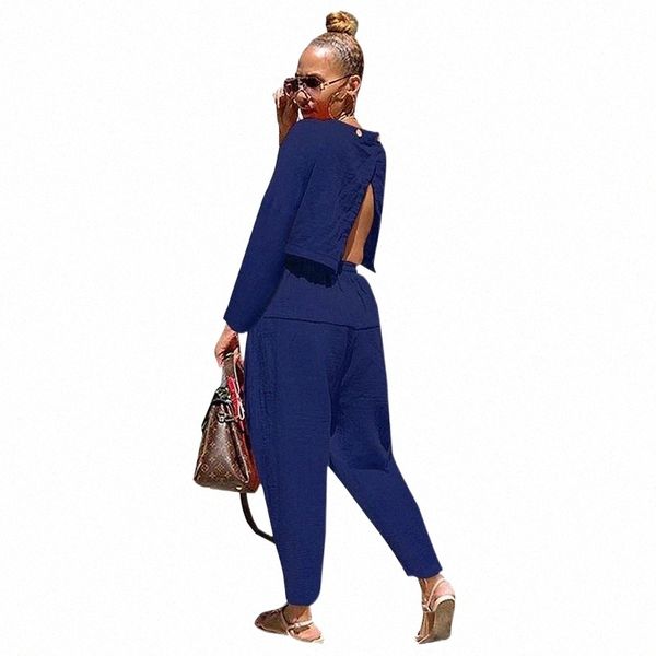 women's jumpsuits & rompers womens casual long-sleeved jumpsuit fashion solid color back split loose one piece long c8v6#, Black;white
women's jumpsuits & rompers womens casual long-sleeved jumpsuit fashion solid color back split loose one piece long c8v6#, Black;white