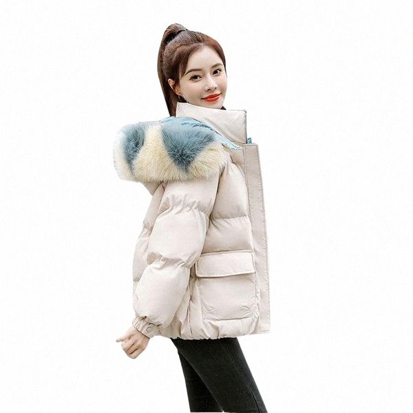 women's down & parkas warm cotton clothing 2021 women winter jacket lady elegant loose slim coat fashion fur hooded bread padded coats, Black
women's down & parkas warm cotton clothing 2021 women winter jacket lady elegant loose slim coat fashion fur hooded bread padded coats, Black