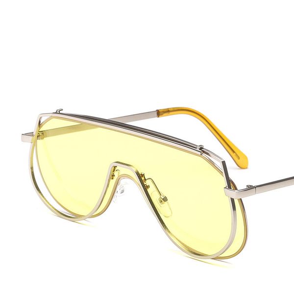 sunglasses european and american large frame one-piece goggles personality men and women metal polygon frameless designer luxury fashion bea, White;black
sunglasses european and american large frame one-piece goggles personality men and women metal polygon frameless designer luxury fashion bea, White;black