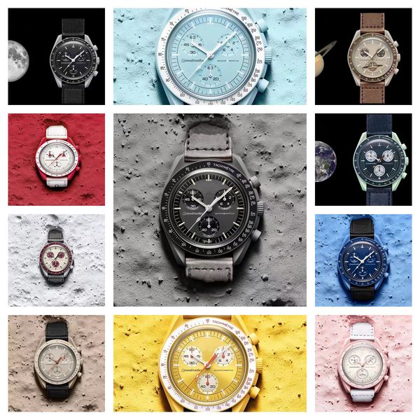 moonswatch automatic quartz watch mens ladies waterproof luminous leather strap wristwatches moonswatch with box, Slivery;brown
moonswatch automatic quartz watch mens ladies waterproof luminous leather strap wristwatches moonswatch with box, Slivery;brown