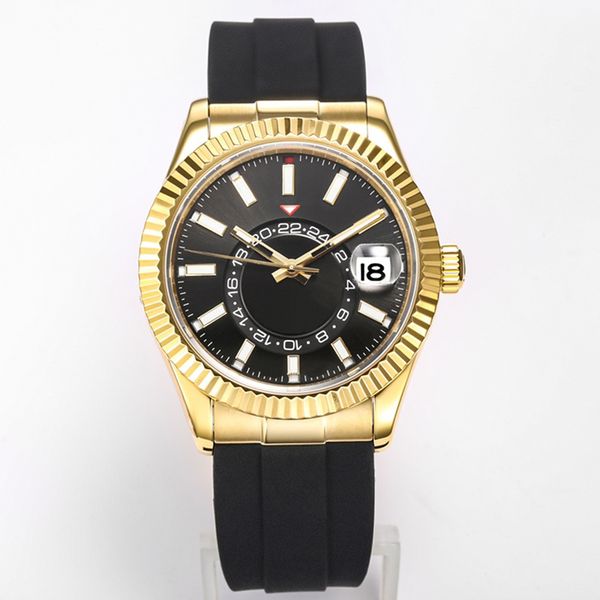 mans watch 42mm automatic mechanical wristwatches business waterproof wristwatch rubber montre de luxe watches for men, Slivery;brown
mans watch 42mm automatic mechanical wristwatches business waterproof wristwatch rubber montre de luxe watches for men, Slivery;brown