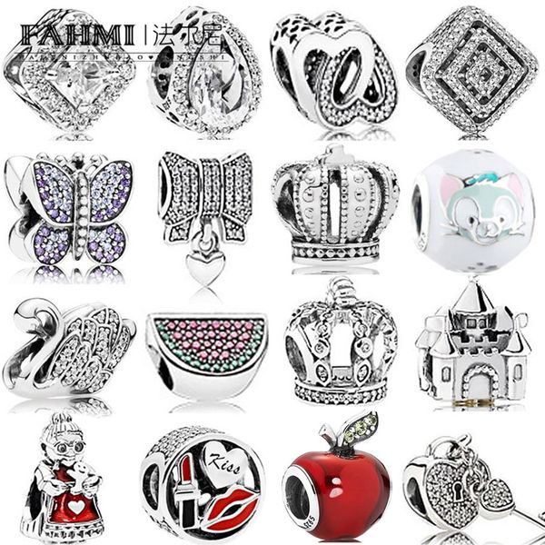 fahmi 100% 925 sterling silver 11 charm watermelon red & green royal crown sparkling butterfly padlock swan clear cz bow & heart 2911, Black
fahmi 100% 925 sterling silver 11 charm watermelon red & green royal crown sparkling butterfly padlock swan clear cz bow & heart 2911, Black