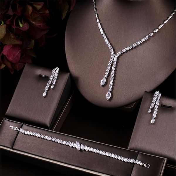other jewelry sets quality brilliant crystal zircon earrings and necklace bracelet bridal jewelry sets and mor wedding dress accessaries 220, Silver
other jewelry sets quality brilliant crystal zircon earrings and necklace bracelet bridal jewelry sets and mor wedding dress accessaries 220, Silver