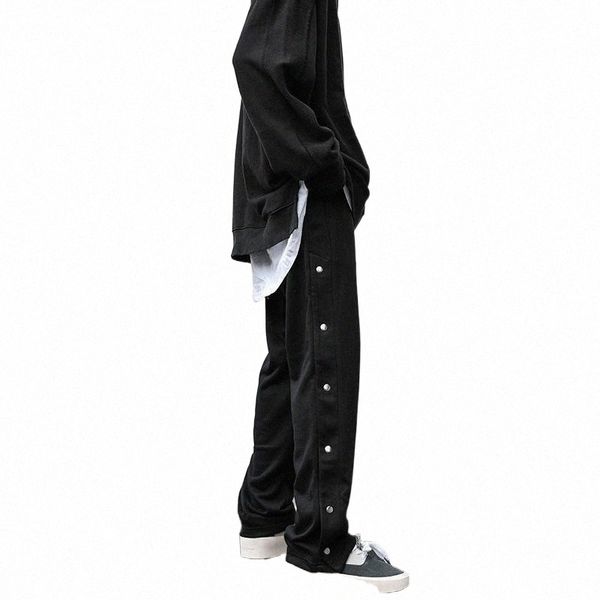 men's pants mens clothing streetwear simple sports side button split straight loose casual stacked sweatpants men1 x0ze#, Black
men's pants mens clothing streetwear simple sports side button split straight loose casual stacked sweatpants men1 x0ze#, Black