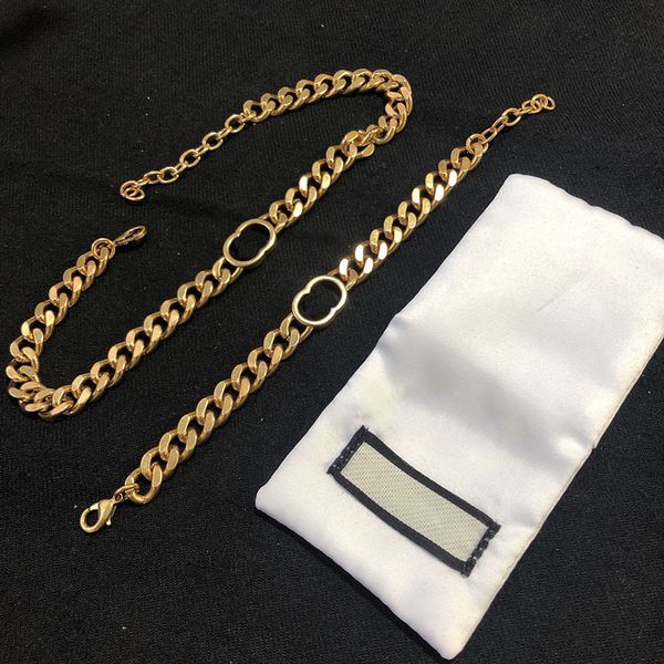 designer gold bracelet necklace set chain womens luxury jewelry designers simple bracelets necklaces letter mens gift d2109272hl, Black
designer gold bracelet necklace set chain womens luxury jewelry designers simple bracelets necklaces letter mens gift d2109272hl, Black