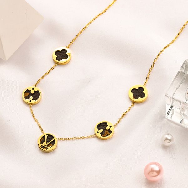 never fading 14k gold plated luxury brand designer letter pendants necklaces stainless steel round choker pendant necklace chain marry chris, Silver
never fading 14k gold plated luxury brand designer letter pendants necklaces stainless steel round choker pendant necklace chain marry chris, Silver
