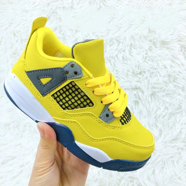 2022 jumpman 4 lightning 2021 ps basketball shoes tour yellow white-dark blue grey bq7669-700 kids boy girl sports children students sneaker, Black
2022 jumpman 4 lightning 2021 ps basketball shoes tour yellow white-dark blue grey bq7669-700 kids boy girl sports children students sneaker, Black