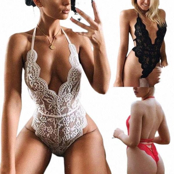 fashion women backless lace halter sleeveless jumpsuit deep-v neck bodysuit women's jumpsuits & rompers n3ho#, Black;white
fashion women backless lace halter sleeveless jumpsuit deep-v neck bodysuit women's jumpsuits & rompers n3ho#, Black;white
