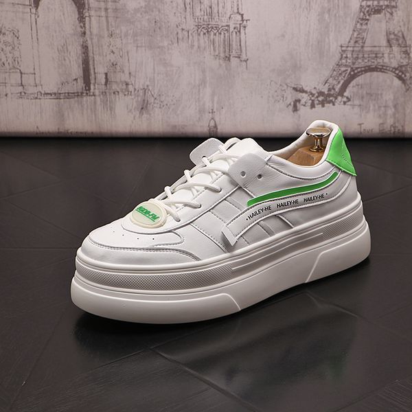 luxury designers dress wedding party shoes fashion breathable leather outdoor casual sneakers round toe thick bottom business driving walkin, Black
luxury designers dress wedding party shoes fashion breathable leather outdoor casual sneakers round toe thick bottom business driving walkin, Black