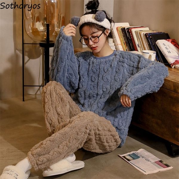 women's sleepwear o-neck long sleeve pajama sets women basic coral velvet lovely nightwear female all-match chic winter couples fluffy, Black;red
women's sleepwear o-neck long sleeve pajama sets women basic coral velvet lovely nightwear female all-match chic winter couples fluffy, Black;red