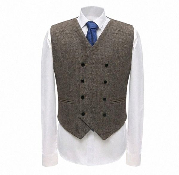 men's vests tweed mens business suit vest double breasted herringbone pattern wool waistcoat for groomsmen wedding prom evening formal, Black;white
men's vests tweed mens business suit vest double breasted herringbone pattern wool waistcoat for groomsmen wedding prom evening formal, Black;white