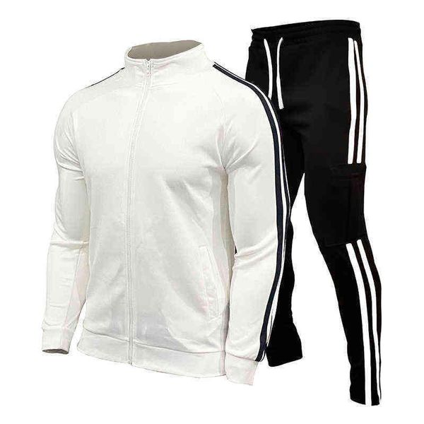 men's tracksuits 2021 spring and autumn brand fashion men's two-piece striped sportswear men's zipper outdoor sports pants tr, Gray
men's tracksuits 2021 spring and autumn brand fashion men's two-piece striped sportswear men's zipper outdoor sports pants tr, Gray