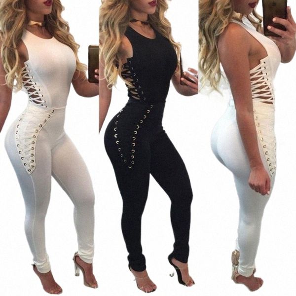 women's jumpsuits & rompers fashion women sleeveless hollow out bodycon jumpsuit ladies girl playsuit nightclub long romper trousers 25, Black;white
women's jumpsuits & rompers fashion women sleeveless hollow out bodycon jumpsuit ladies girl playsuit nightclub long romper trousers 25, Black;white