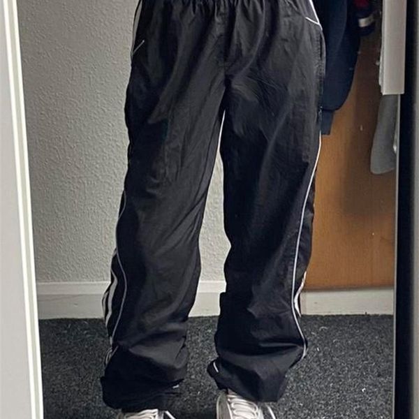 women's pants capris weekeep black sweatpants elastic low waist straight sports jogging korean fashion streetwear casual for women basi, Black;white
women's pants capris weekeep black sweatpants elastic low waist straight sports jogging korean fashion streetwear casual for women basi, Black;white