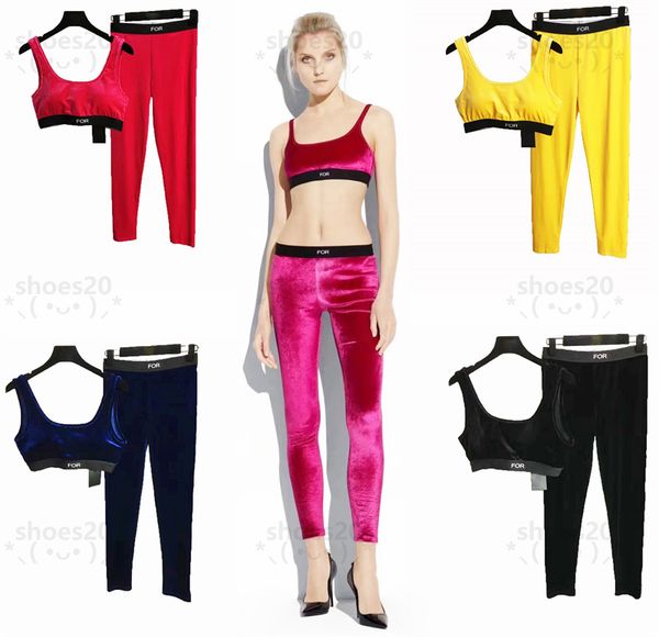 goddess velvet yoga outfits quick dry sports vest pants luxury clothing fitting elastic leggings womens workout sportswear designer sportswe, White;red
goddess velvet yoga outfits quick dry sports vest pants luxury clothing fitting elastic leggings womens workout sportswear designer sportswe, White;red
