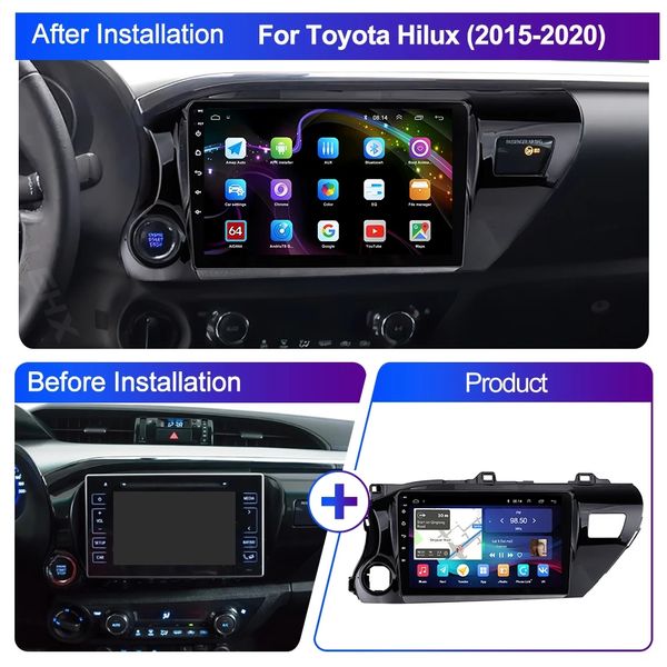 android gps car video radio 2din multimedia audio player for toyota hilux 2016-2018 lhd support backup camera
android gps car video radio 2din multimedia audio player for toyota hilux 2016-2018 lhd support backup camera