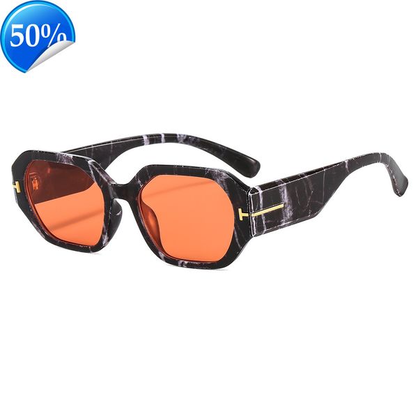 men's sunglasses designer women's kufang new t-shaped trend fashion show oval glass, White;black
men's sunglasses designer women's kufang new t-shaped trend fashion show oval glass, White;black