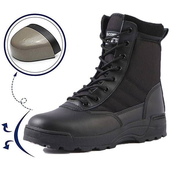 safety shoes hiking military combat camping trekking fishing non-slip buffer shock autumn outdoor men spring breathable 220921, Black;brown
safety shoes hiking military combat camping trekking fishing non-slip buffer shock autumn outdoor men spring breathable 220921, Black;brown