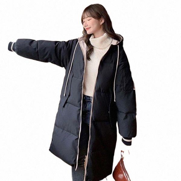 women's down & parkas winter woman coats 2021 edition loose hooded pockets long thick cotton padded jacket 218 p3ga#, Black
women's down & parkas winter woman coats 2021 edition loose hooded pockets long thick cotton padded jacket 218 p3ga#, Black