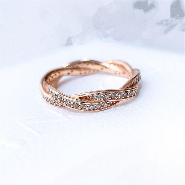 18k rose gold winding shape design style ring with original box fit pandora 925 silver dazzling gem wedding rings set engagement f247s, Golden;silver
18k rose gold winding shape design style ring with original box fit pandora 925 silver dazzling gem wedding rings set engagement f247s, Golden;silver